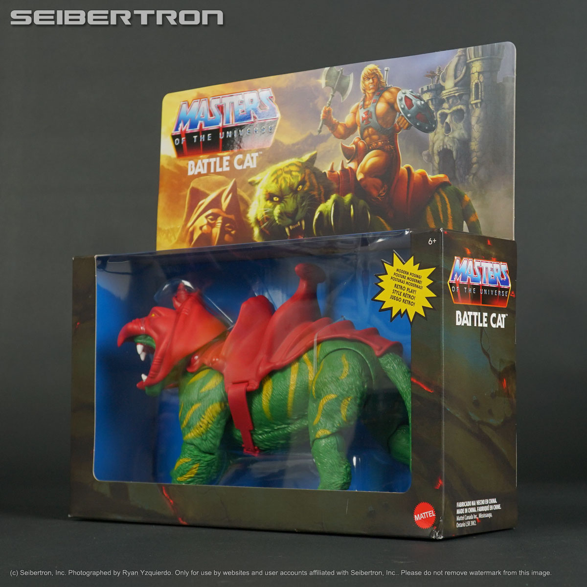 Transformers toys, Comic Books, BotBots, Masters of the Universe, Teenage Mutant Ninja Turtles, Gobots, and other listings from Seibertron.com: BATTLE CAT / CRINGER Masters of the Universe Origins MOTU Mattel 2020 New