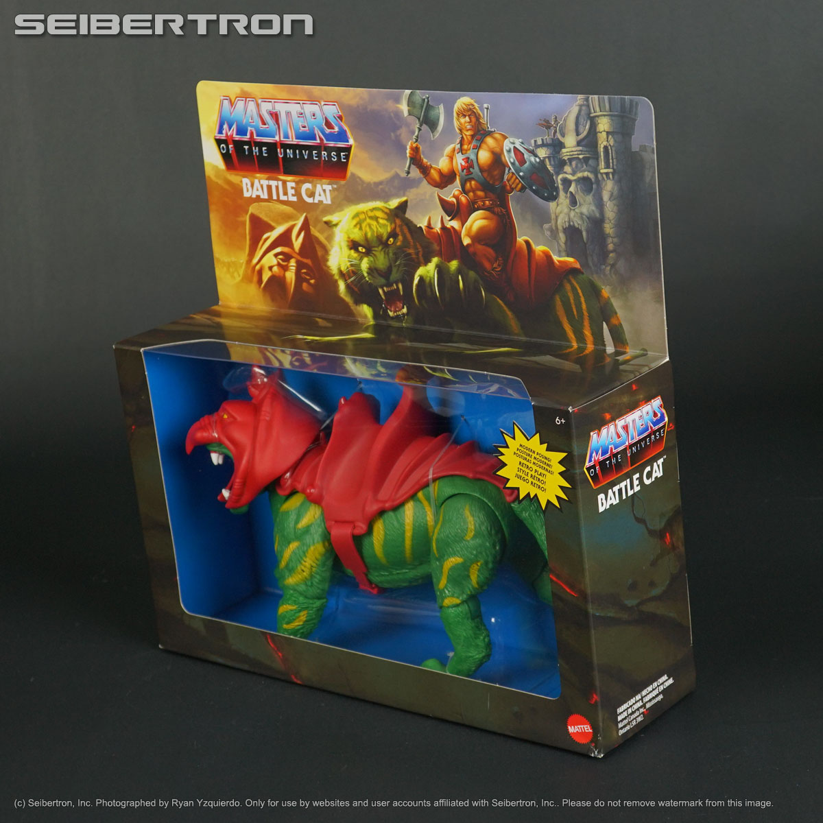 Transformers toys, Comic Books, BotBots, Masters of the Universe, Teenage Mutant Ninja Turtles, Gobots, and other listings from Seibertron.com: BATTLE CAT / CRINGER Masters of the Universe Origins MOTU Mattel 2020 New