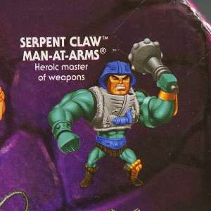 Eternia Minis SERPENT CLAW MAN-AT-ARMS Masters of the Universe Origins MOTU New