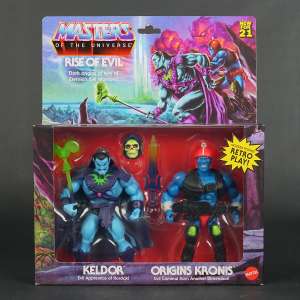 Rise of Evil KELDOR + KRONIS Masters Universe Origins MOTU MOTUO Retro Skeletor