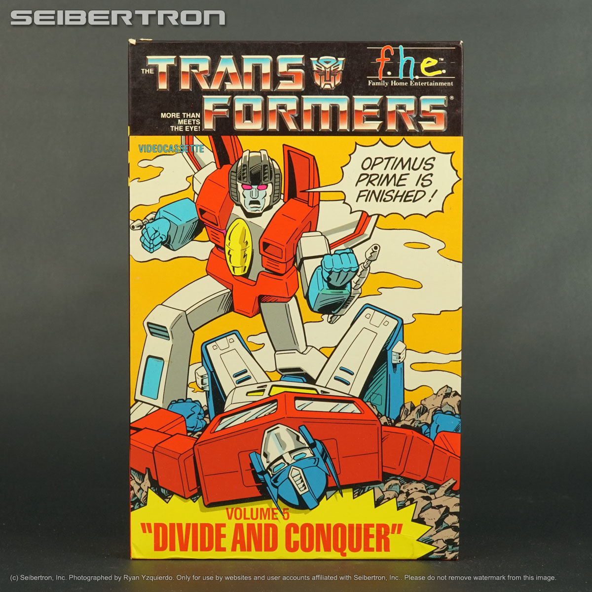 Transformers BETA Tape Vol 5 DIVIDE AND CONQUER FHE Big Box