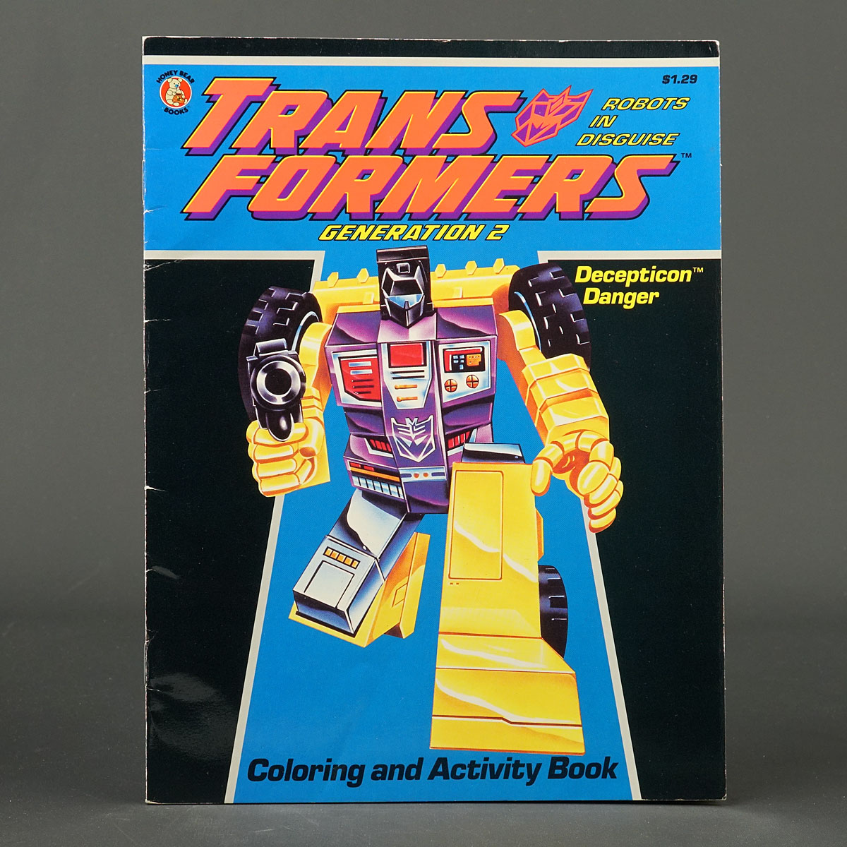 Transformers G2 DECEPTICON DANGER Coloring and Activity Book 1993 230418A