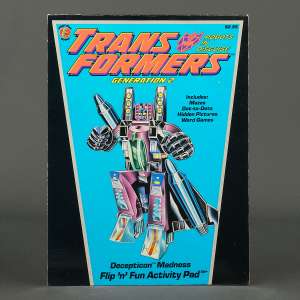Transformers G2 DECEPTICON MADNESS Flip 'n' Fun Activity Pad 1993 230418A