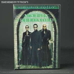 Matrix Reloaded DVD (2003, 2-Disc Set) Keanu Reeves + Fishburne + Weaving + Moss