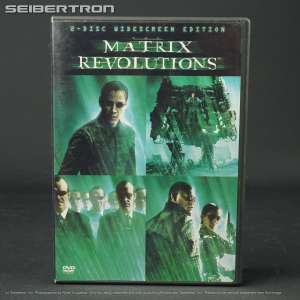 Matrix Revolutions (DVD, 2004, 2-Disc Set) Keanu Reeves + Fishburne+Weaving+Moss