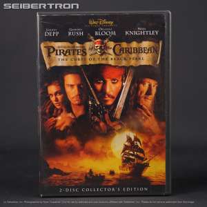 Pirates of the Caribbean: Curse of Black Pearl DVD 2003 2-Disc Collector Edition