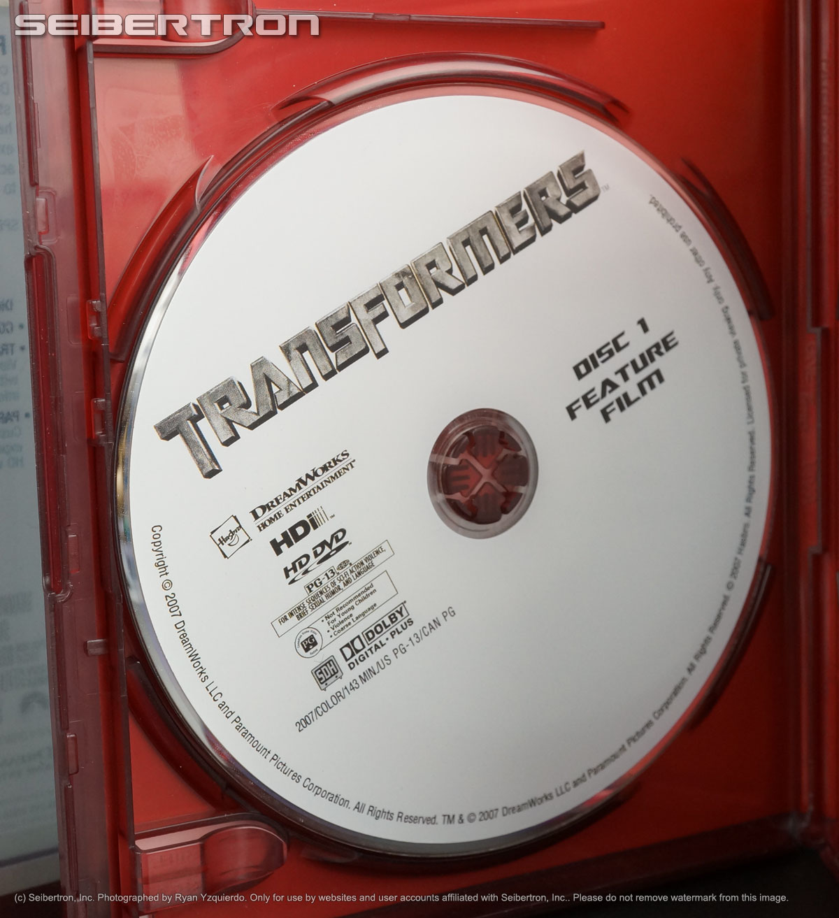 Transformers hd dvd movie 2007 two disc special edition set starring