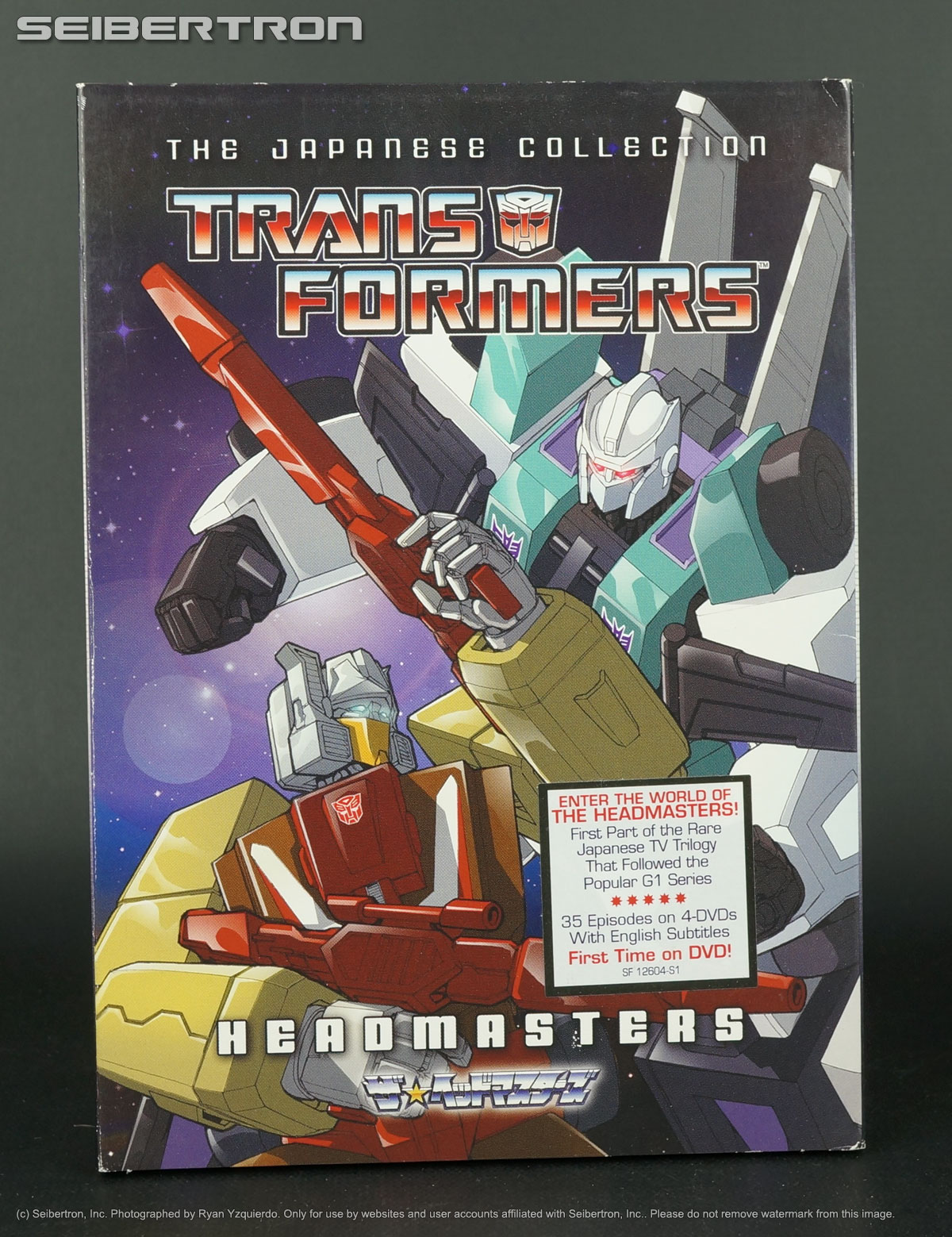 Transformers Headmasters DVD Set Japanese Collection Shout Factory G1 Cartoon 826663126044