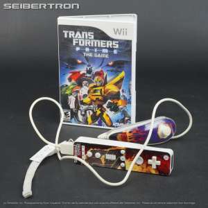 Nintendo Wii TRANSFORMERS PRIME Game + Manual + Remote + Nunchuck 2012 250228A