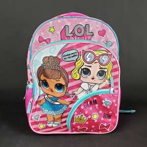 L.O.L. Surprise! 16" Let Me Out Kids' BACKPACK Fullsize Pink LOL New