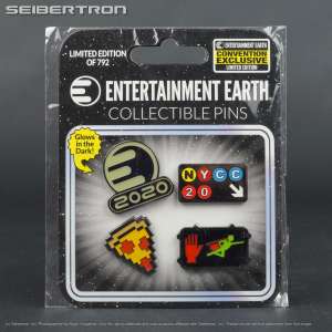 Entertainment Earth ENAMEL PIN SET OF 4 NYCC New York Comic-Con 2020 New