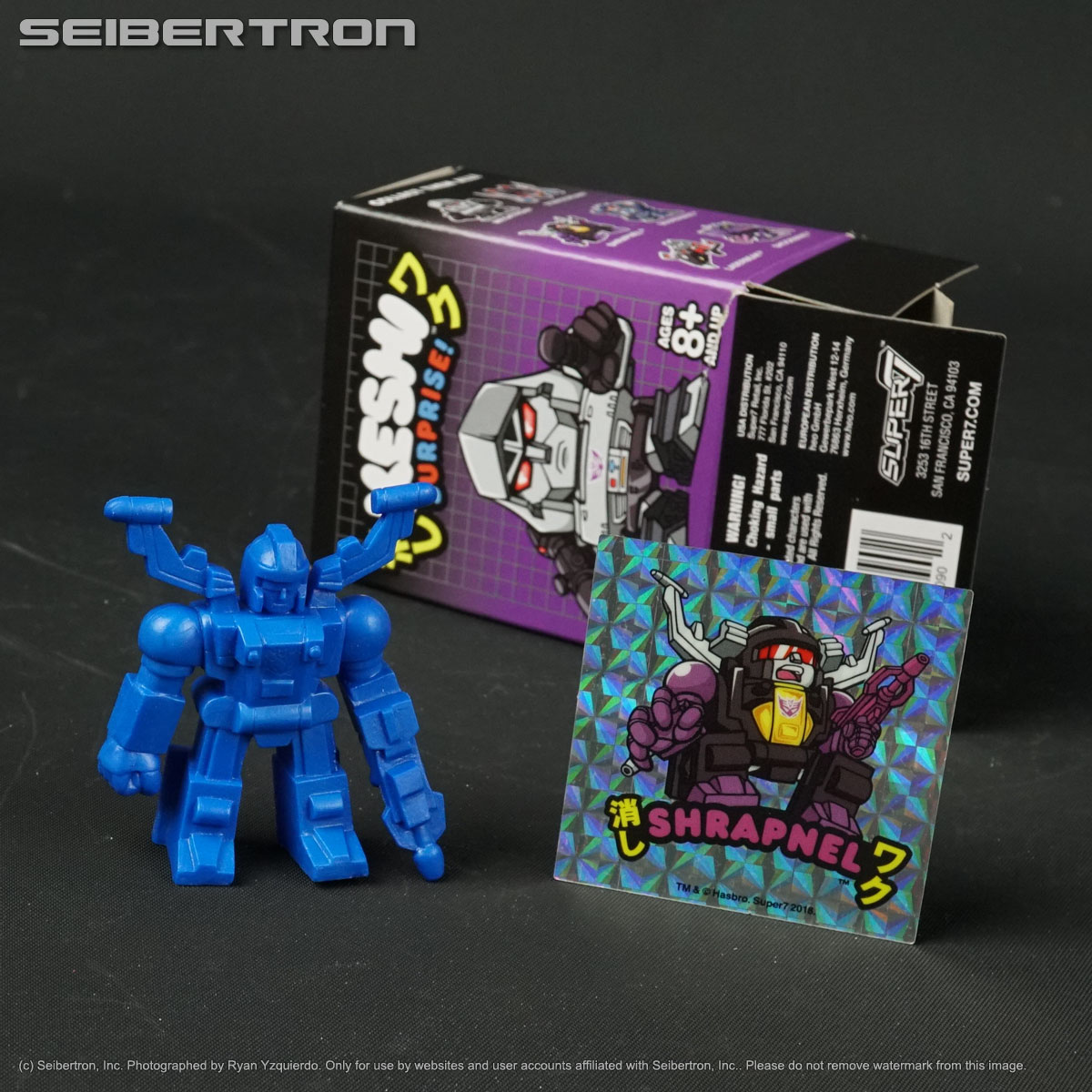 SHRAPNEL (Blue) Transformers Super7 Keshi Surprise Decepticon Series Decoys