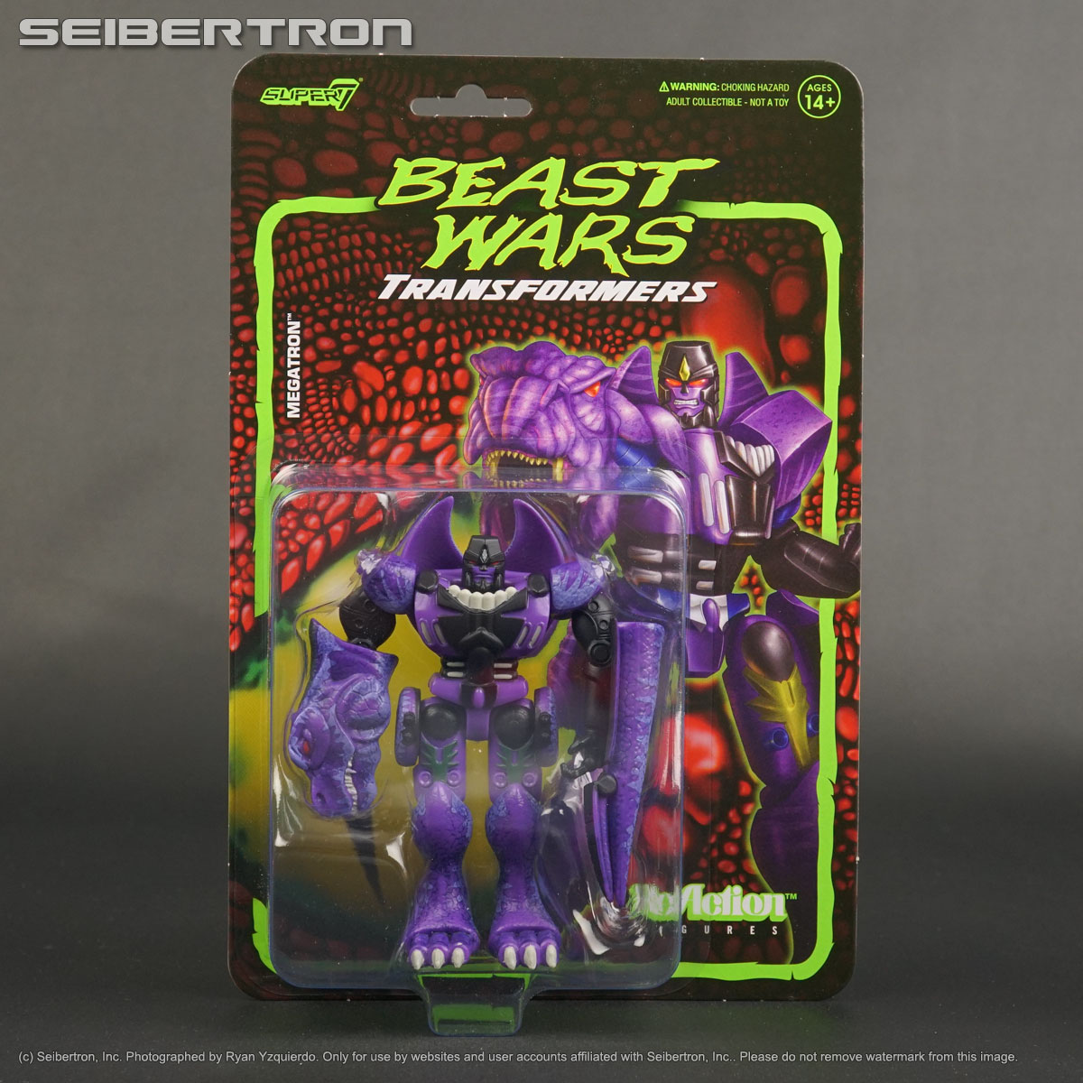 MEGATRON Transformers Beast Wars Super7 Reaction Retro Figure 2023 New