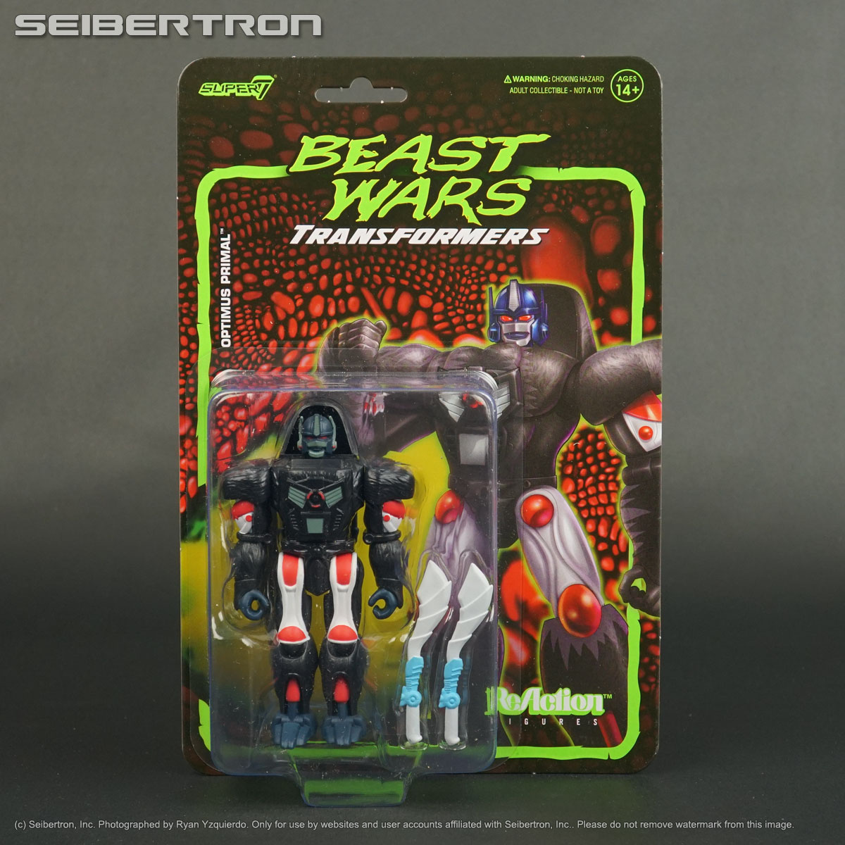 OPTIMUS PRIMAL Transformers Beast Wars Super7 Reaction Retro Figure 2023 New