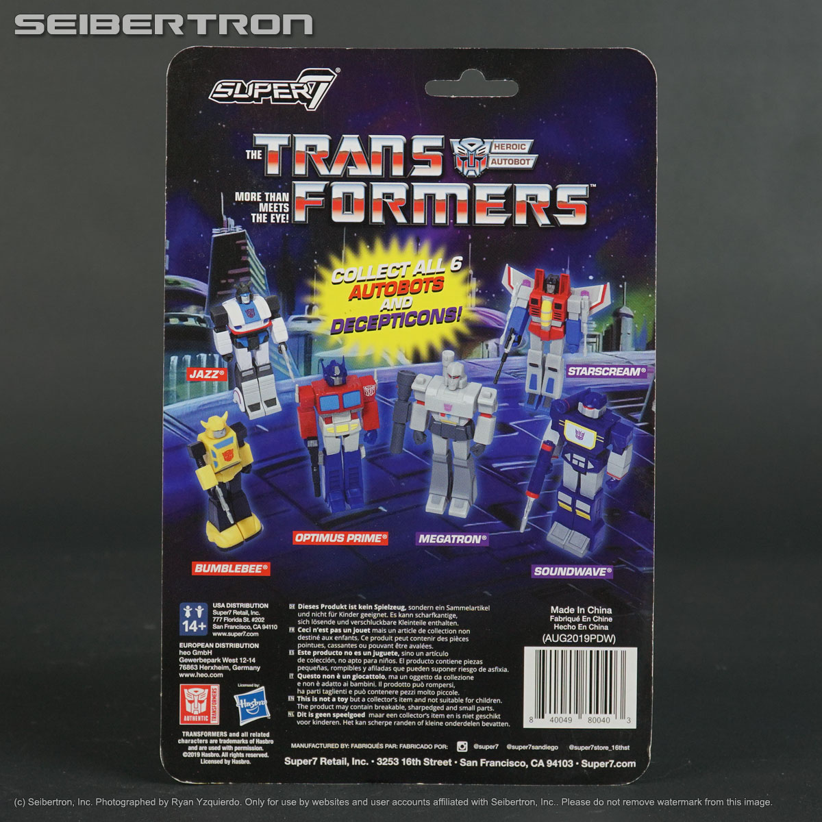BUMBLEBEE Transformers Super7 Reaction Retro Action Figure Series 1 2020 New