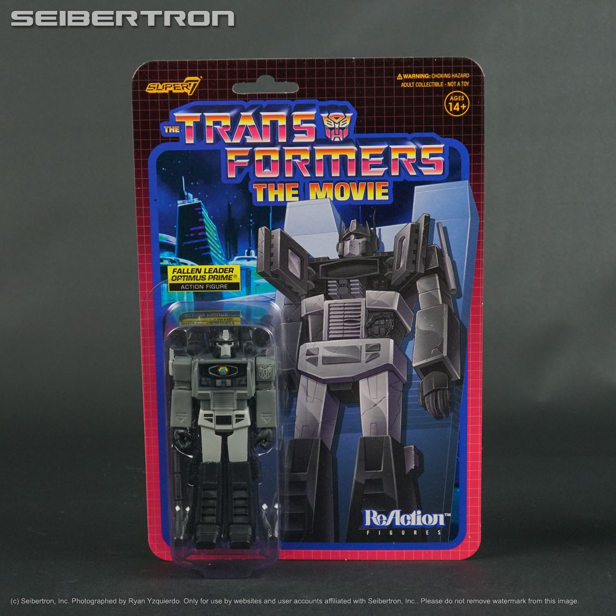 FALLEN LEADER OPTIMUS PRIME W/ MATRIX Transformers Super7 Reaction Series 4 New