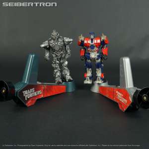 Robot Fighters OPTIMUS PRIME + MEGATRON Transformers Movie complete Hasbro 2007