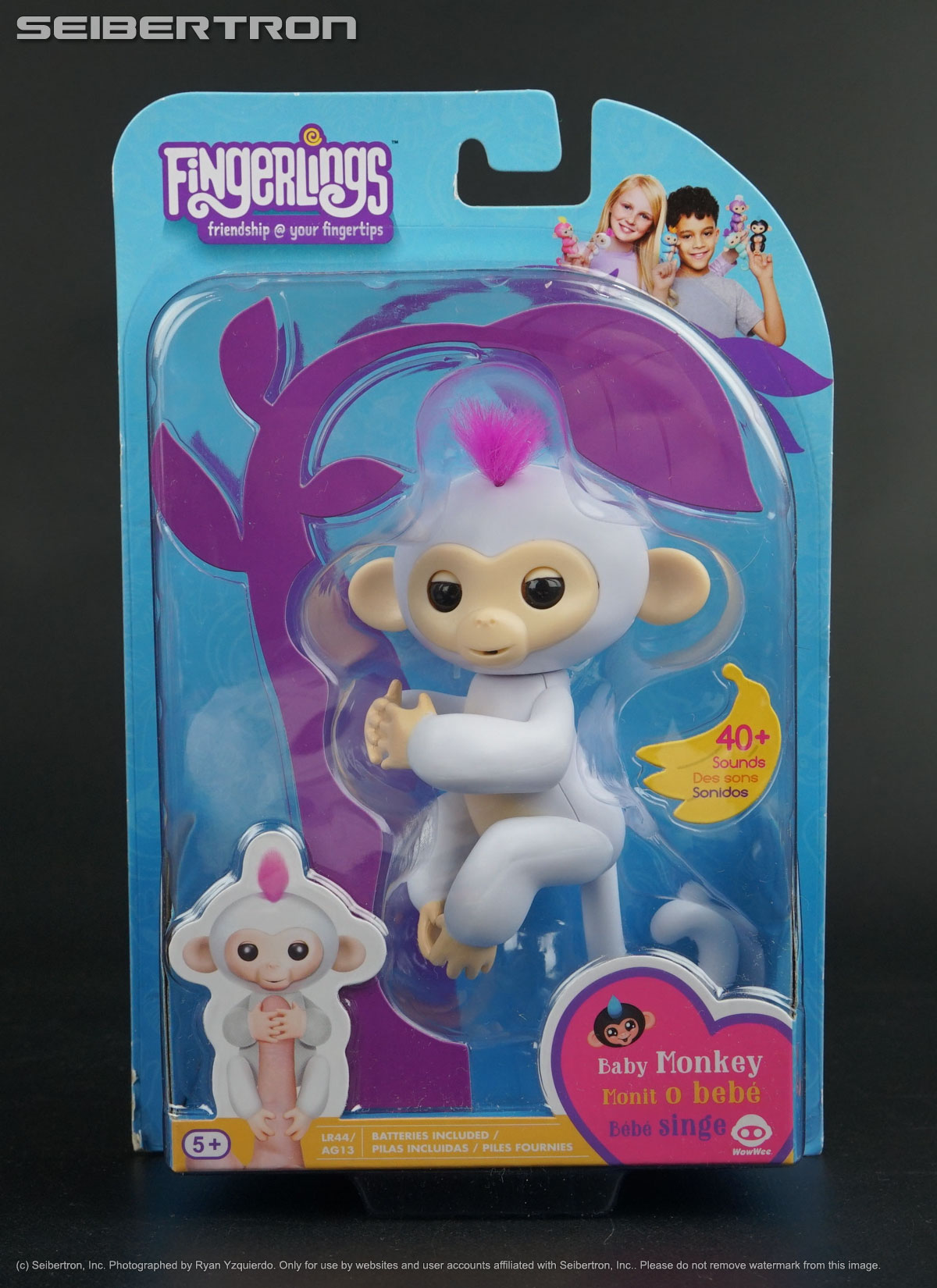 Bébé Singe Boris - figurine Fingerlings - Wow Wee