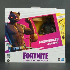 MEOWSCLES SHADOW Fortnite Victory Royale Series 6" Action Figure Hasbro 2021 New