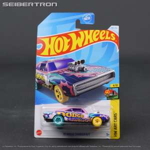 Hot Wheels Basic Cars #108 70 DODGE CHARGER R/T HW Art Cars Mattel 2024 New