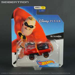 Hot Wheels MR INCREDIBLE Disney Character Cars Series 6 6/6 Mattel 2020 New