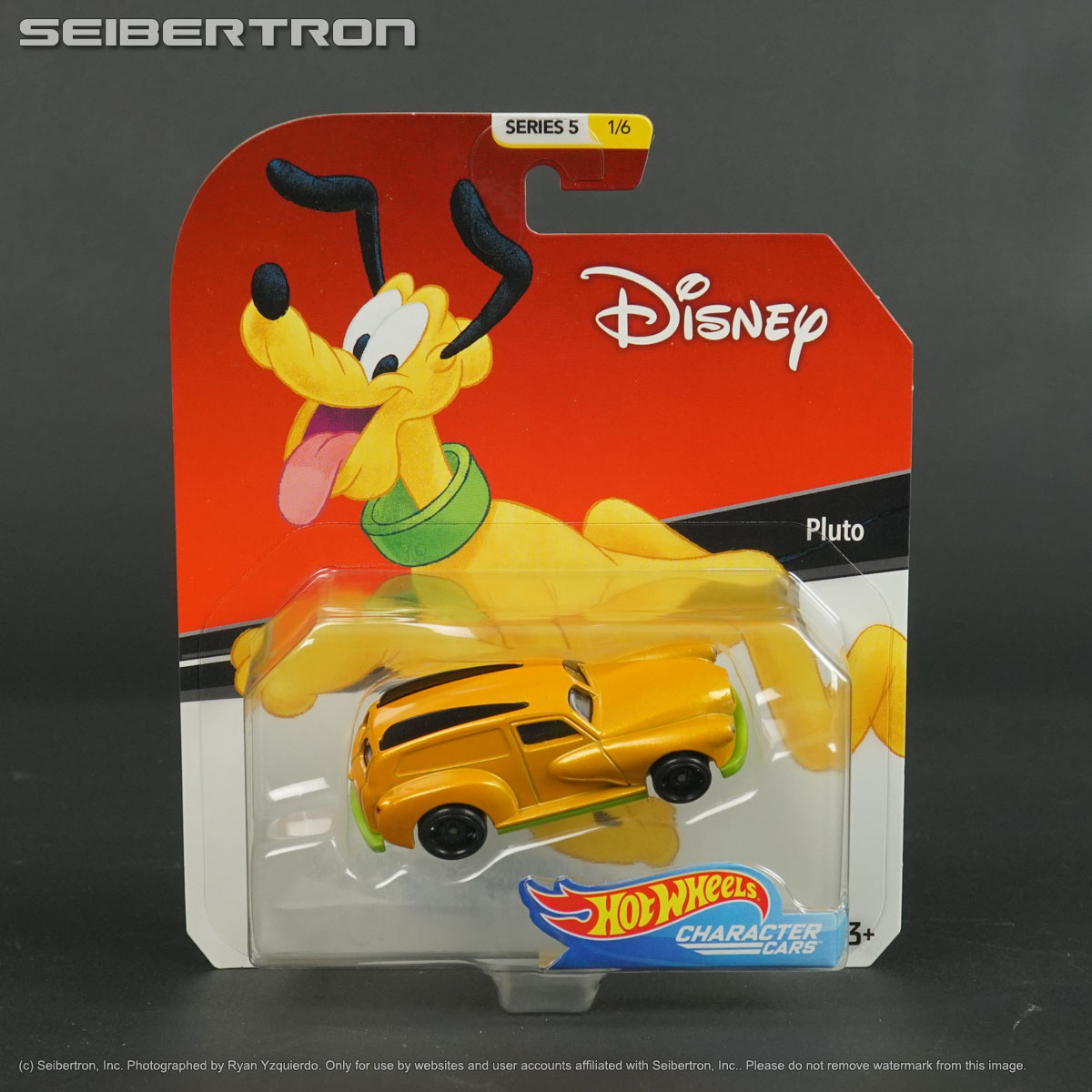 Pluto Disney Hot Wheels Diecast Car 1:64 Scale