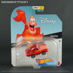 Hot Wheels SEBASTIAN Disney Character Cars Series 7 2/6 Mattel 2020 New