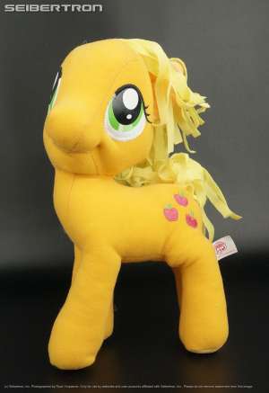 APPLEJACK My Little Pony Friendship Magic MLP 10" Brushed Tricot Plush Funrise
