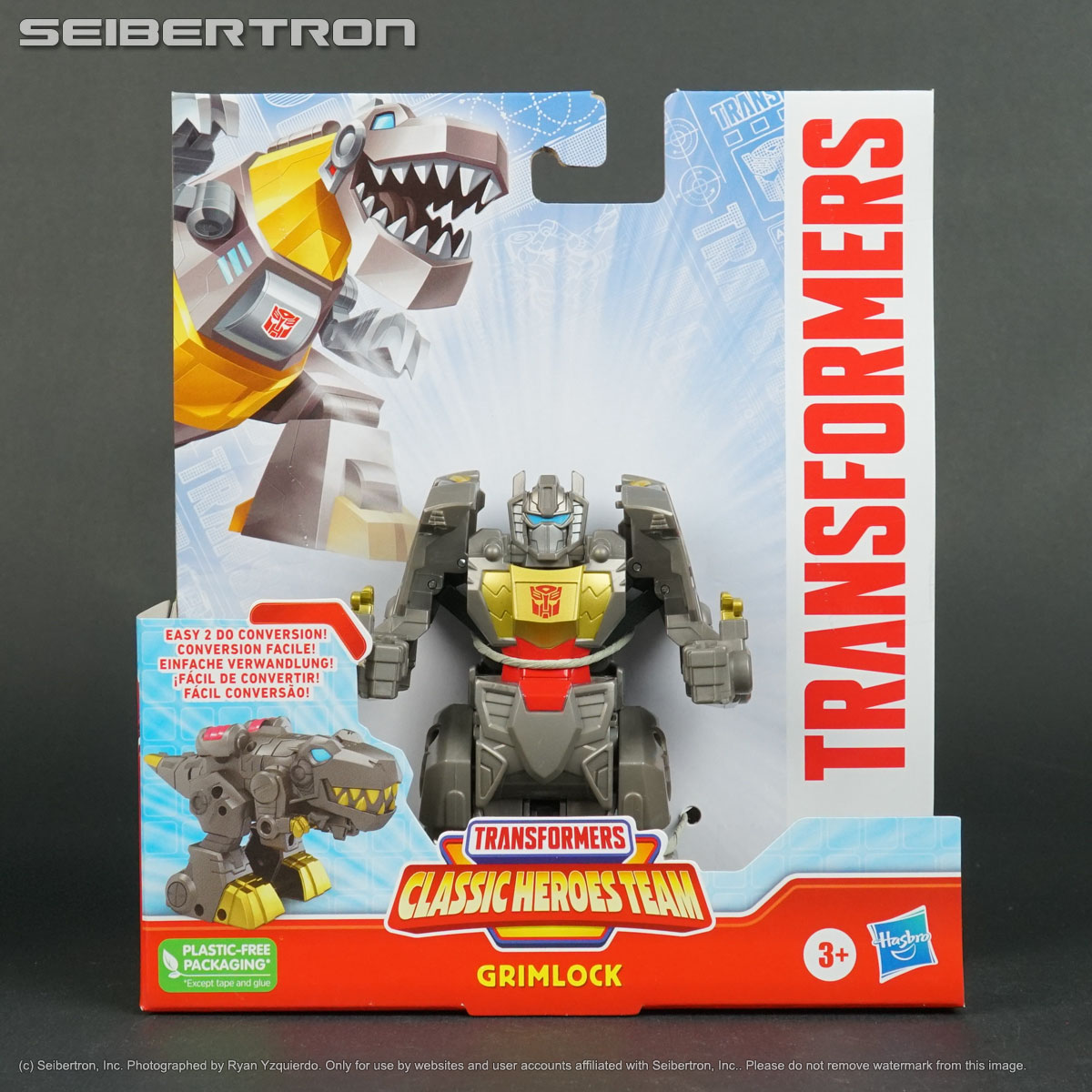GRIMLOCK Transformers Classic Heroes Team Rescue Bots Dinobots Hasbro 2022 New