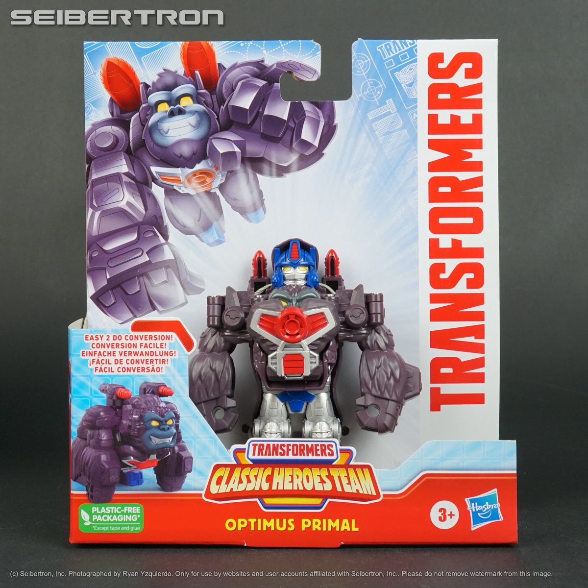 OPTIMUS PRIMAL Transformers Classic Heroes Team Rescue Bots Hasbro 2022 New