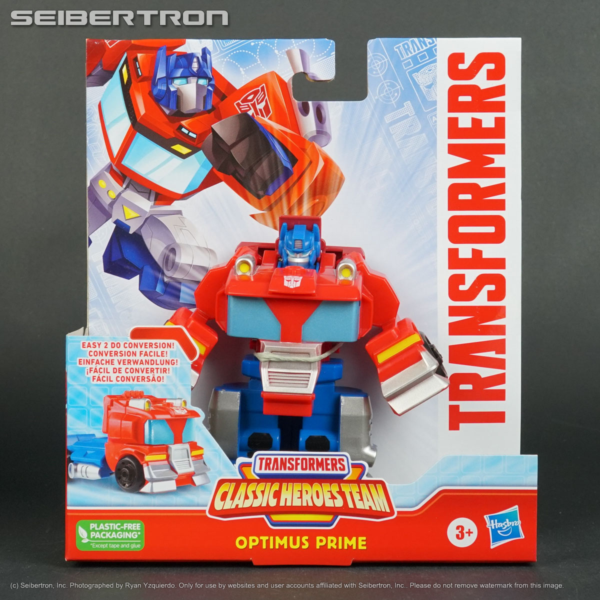 OPTIMUS PRIME Transformers Classic Heroes Team Rescue Bots Hasbro 2022 New