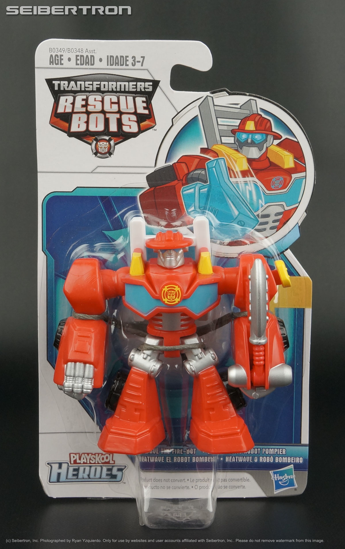 Feature Bot HEATWAVE FIRE BOT action figure Transformers Rescue Bots 2015 New