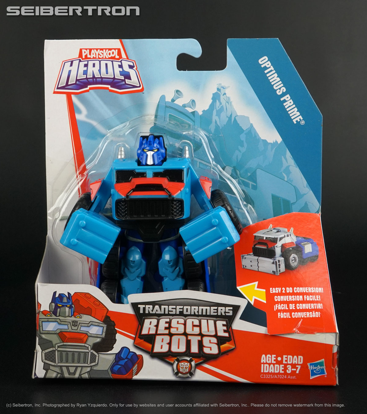Rescan OPTIMUS PRIME Transformers Rescue Bots Playskool 2017 New Truck Diaclone