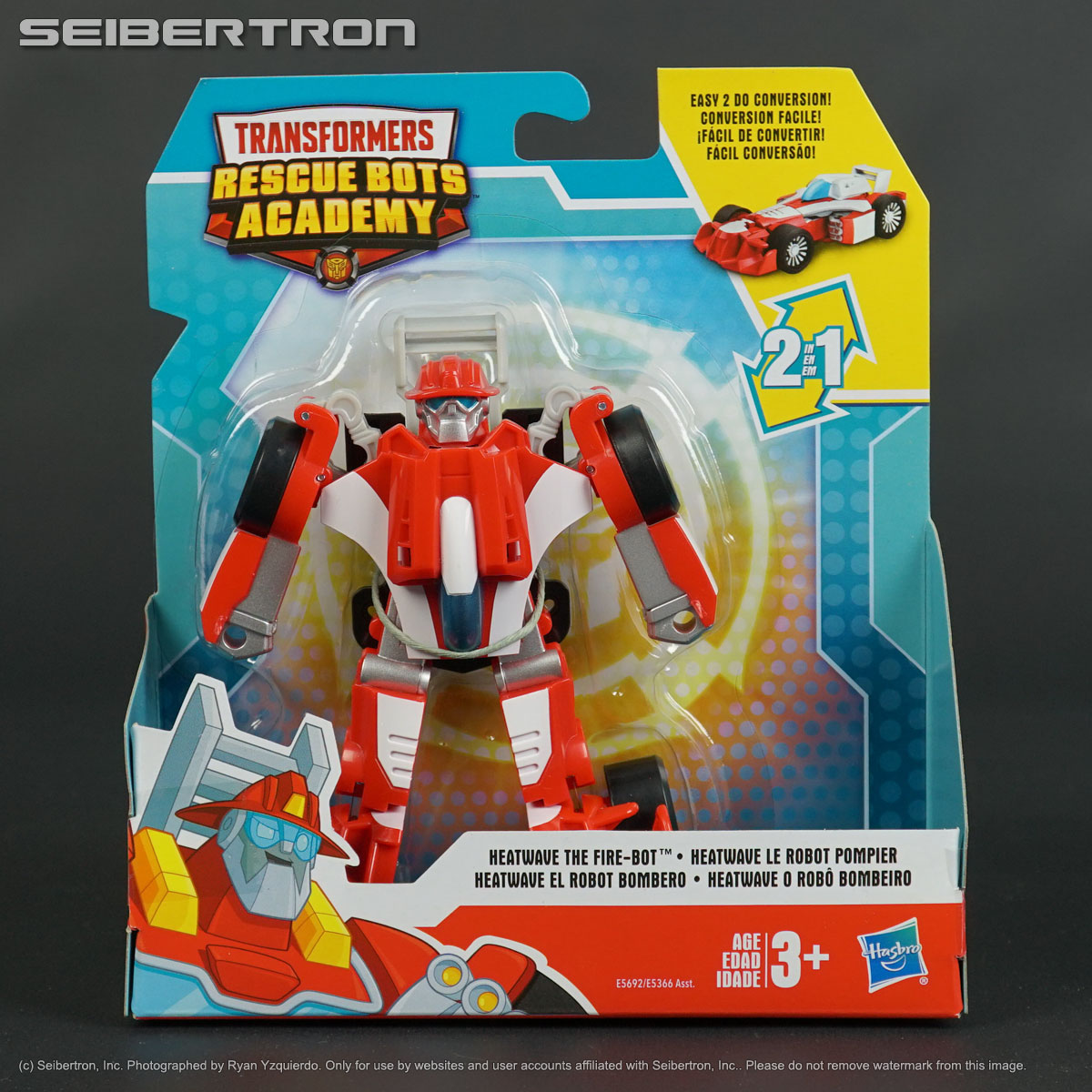 Rescan HEATWAVE Fire Bot Transformers Rescue Bots Academy Playskool 2019 Racecar
