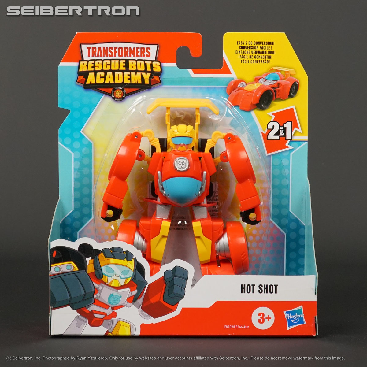Rescan HOT SHOT Transformers Rescue Bots Academy Dragster Car Hasbro 2020 New