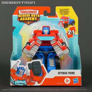 Rescan OPTIMUS PRIME Transformers Rescue Bots Academy Playskool Racing Truck New