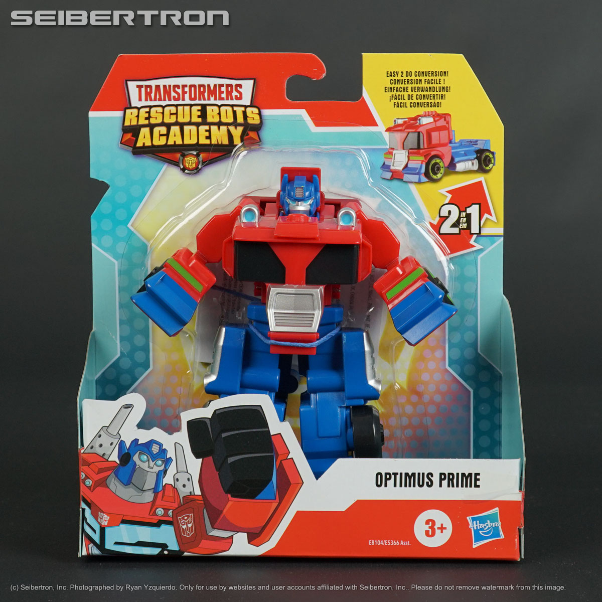 Rescan OPTIMUS PRIME Transformers Rescue Bots Academy 2020 Racing Truck 2020