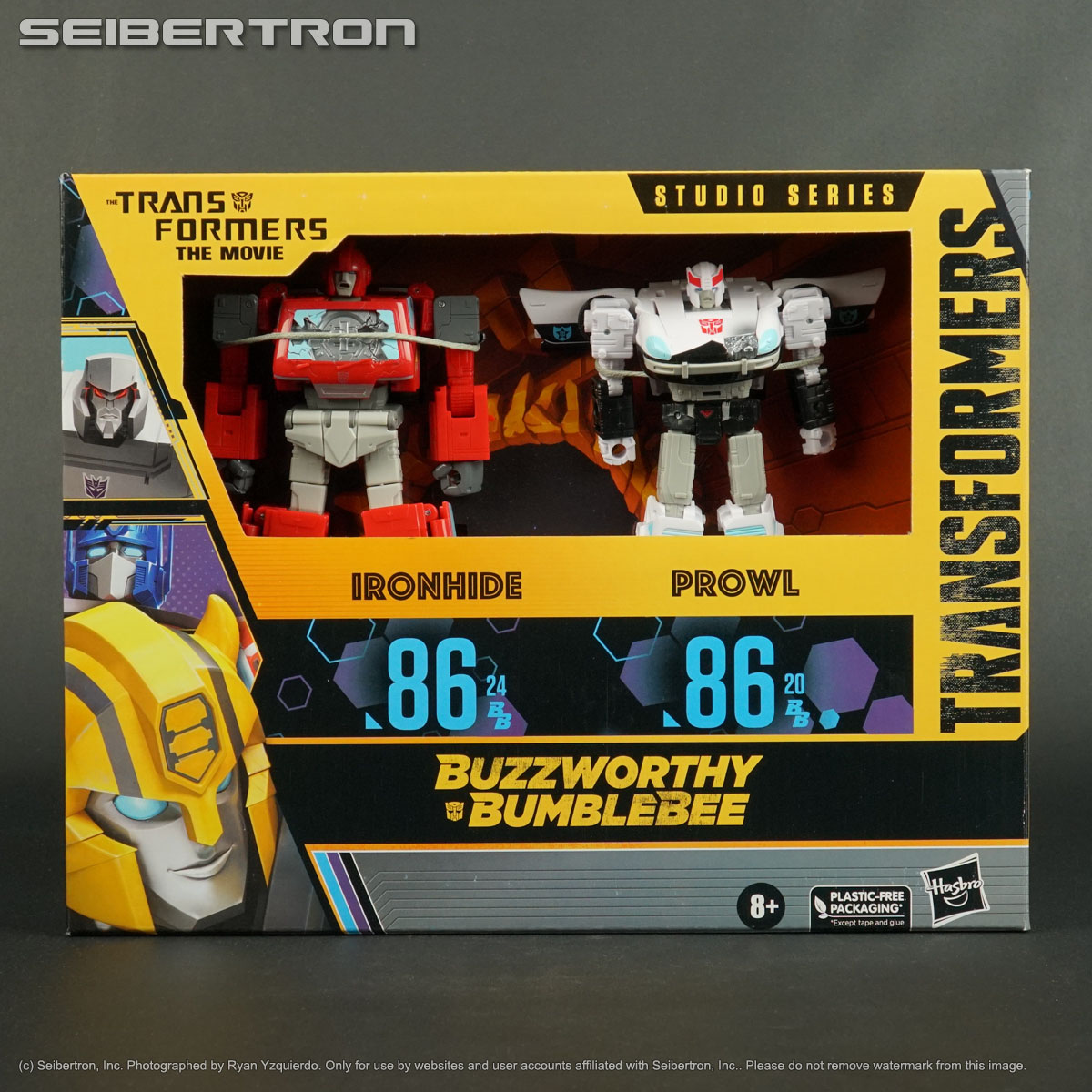 IRONHIDE + PROWL Transformers Studio Series 86-24 86-20 Buzzworthy Bumblebee New