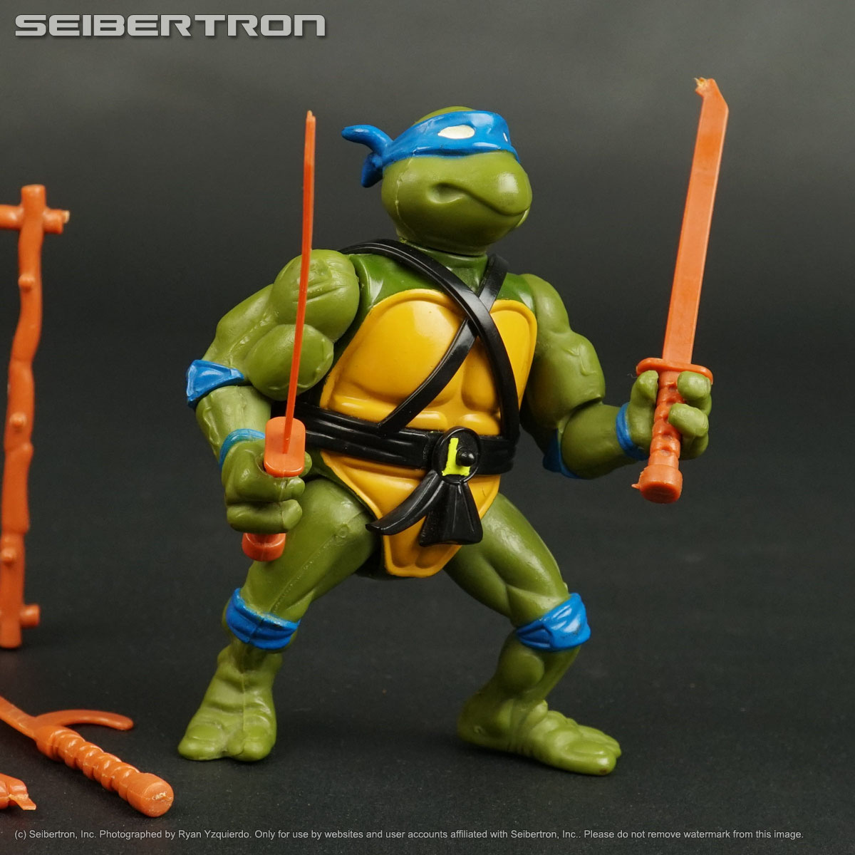 LEONARDO complete TMNT Teenage Mutant Ninja Turtles Playmates Toys 1988 231208P