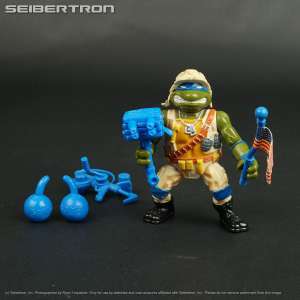 Mutant Military LIEUTENANT LEO TMNT complete Ninja Turtles 1991 231208H