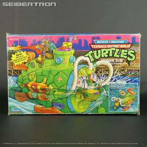 TMNT SEWER SUB complete + works + box 1991 Teenage Mutant Ninja Turtles 240220A