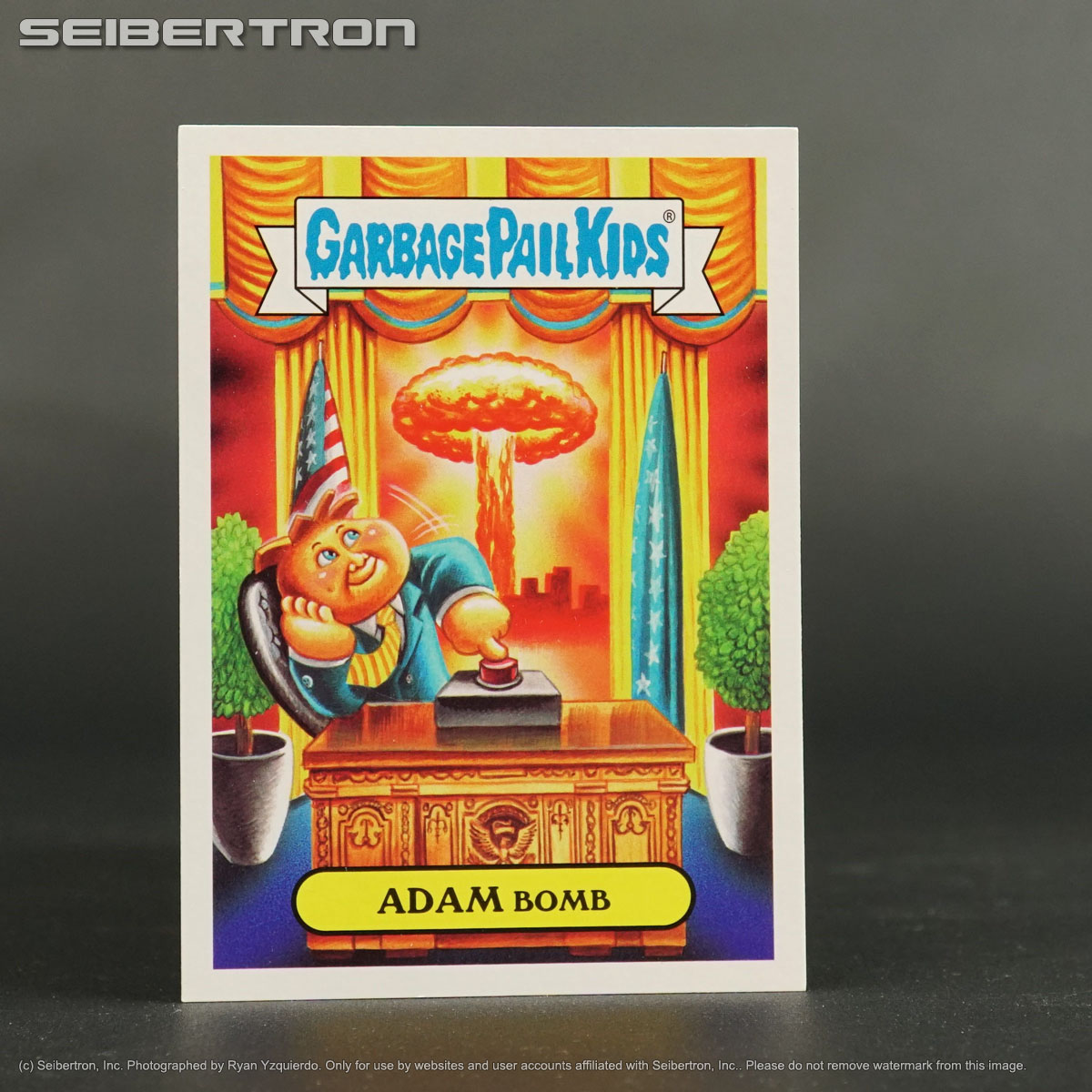 GPK 17a ADAM BOMB Topps Garbage Pail Kids 2017 ADAM-GEDDON Nuclear 240109A