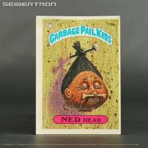 GPK 119a NED Head Topps Garbage Pail Kids Series 3 1986 231208B