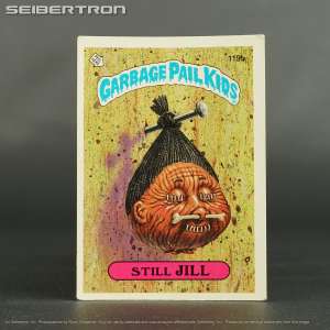 GPK 119b Still JILL Topps Garbage Pail Kids Series 3 1986 870821A