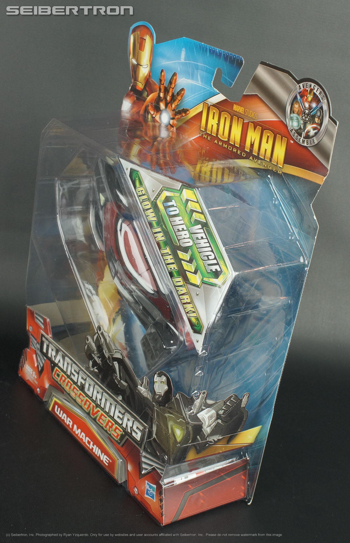 War Machine Race Car Iron Man The Armored Avenger Glow in The Dark Marvel Hasbro