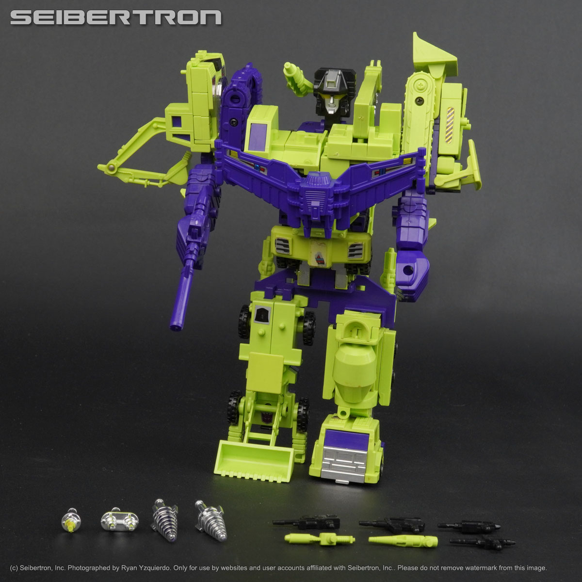 DEVASTATOR Transformers G1 Constructicons complete set Hasbro 1985 260131