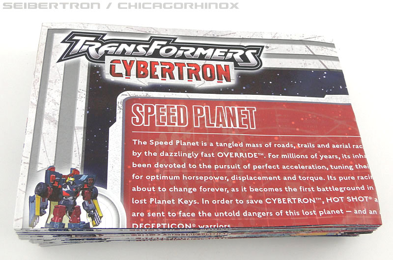 Transformers Cybertron SPEED PLANET MAP catalog poster 2005
