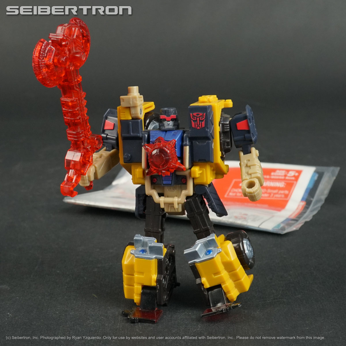 STRONGARM Transformers Energon Class + instructions + comic Hasbro 2004 230427B