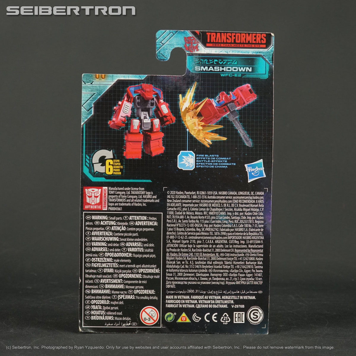 Transformers, Comic Books, Masters of the Universe, Teenage Mutant Ninja Turtles, Gobots, BotBots, Shopkins, and other listings from Seibertron.com: WFC-E2 SMASHDOWN Transformers War for Cybertron Earthrise Battle Master Hasbro 2020 New