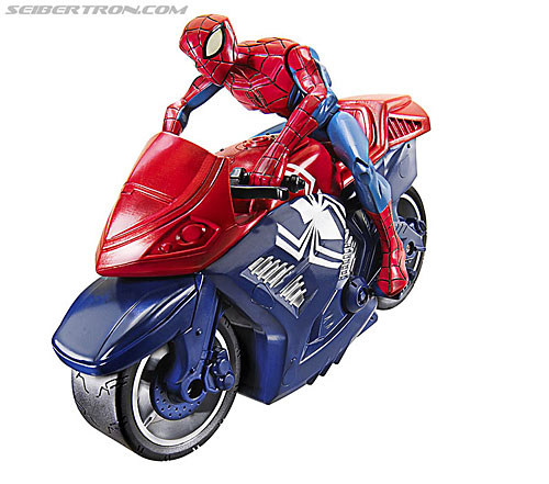Toy Fair 2009: Hasbro Official Images: Marvel - Transformers Event: 105-Spider-Man-Motorcycle